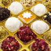 Buy Personalized Christmas Delight Assorted Dry Fruits Laddoo - 24 Pcs