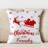 Buy Personalized Christmas Greetings Cushion with Filler