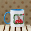 Gift Personalized Christmas Pink & Blue Handle Mug Combo
