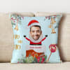 Buy Personalized Christmas Santa Cushion with Filler
