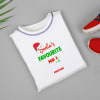 Gift Personalized Christmas T-shirt for Kids- White