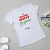 Personalized Christmas T-shirt for Women -Ecru Online