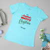 Personalized Christmas T-shirt for Women - Mint Online