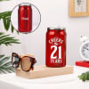 Personalized Coke Can With Eyeglasses Stand Online