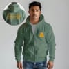 Personalized Coolest Bro Unisex Zipper Hoodie - Sage Green Online