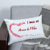 Personalized Couple Love Canvas Pillow Online