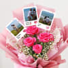 Gift Personalized Couple Magnets And Floral Delights