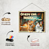 Shop Personalized Cute Cats Nameplate