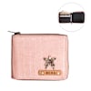 Personalized Cute PU Leather Womens Zip Wallet - Blush Pink Online