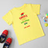 Personalized Cute Xmas Tee for Kids - Yellow Online