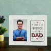 Personalized Dad Special Wooden Frame Online