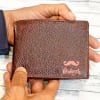 Buy Personalized Dark Brown Wallet & Belt Combo