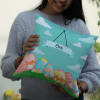 Gift Personalized Easter Blackout Cushion