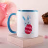 Personalized Easter Bunny Blue Coffee Mug Online