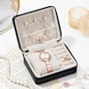 Buy Personalized Elegant Black Jewellery Organizer