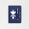Personalized Elegant Blue Diary And Pen Gift Combo For Her Online