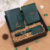 Shop Personalized Elegant Mini Travel Hamper - Green