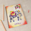 Personalized Elephant & Lantern Design Notebook Online