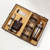 Buy Personalized Elite Brown Briefcase Home Bar Set