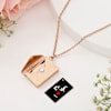 Gift Personalized Envelope Pendant Gift Combo For Mom