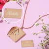 Personalized Envelope Rose Gold Pendant Online