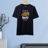 Personalized Father's Day Navy Blue Tee Online