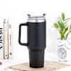 Shop Personalized Flowery Black Tumbler