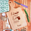 Personalized Foodie Wooden Chopping Board Online