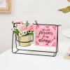Personalized Forever Together Swinging Metal Planter Online