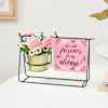 Personalized Forever Together Swinging Metal Planter Online