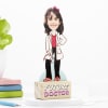 Gift Personalized Future Doctor Caricature For Girls