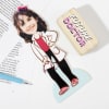 Buy Personalized Future Doctor Caricature For Girls