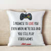 Buy Personalized Gamer Love Cushion