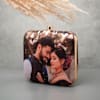 Gift Personalized Ghibli Portrait Metal Frame Clutch