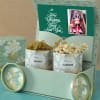 Personalized Gift Box with Dry Fruits & Xmas- New Year Greeting Card Online
