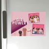 Personalized Girl Power Photo Fridge Magnet Online