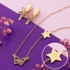 Personalized Girls Butterfly Pendant Set Online