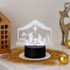 Buy Personalized Gleaming Nativity Christmas LED Lamp - Black Base