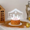 Buy Personalized Gleaming Nativity Christmas LED Lamp - Brown Base