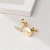 Buy Personalized Gold And Silver Engraved Cufflinks