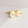 Personalized Gold And Silver Engraved Cufflinks Online