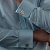 Shop Personalized Gold And Silver Initials Cufflinks