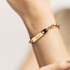 Buy Personalized Gold And Zircon Zest Bracelet