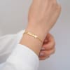 Personalized Gold Box Chain Bracelet For Women Online