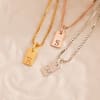 Gift Personalized Gold Dainty Pendant Necklace For Women