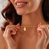 Buy Personalized Gold Double Letter Pendant Necklace For Women