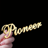 Gift Personalized Gold Name Brooch Pin For Women