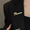 Shop Personalized Gold Name Brooch Pin For Women