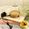 Buy Personalized Gold Plated Rose Bell Jar