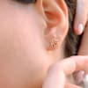 Gift Personalized Gold Stud Earrings For Women
